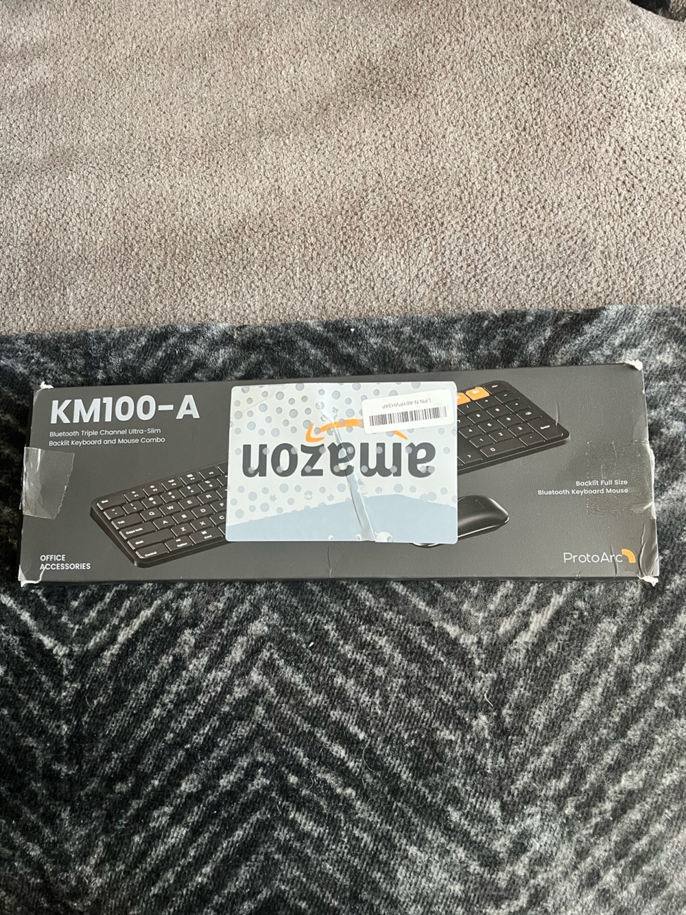 KM100-A Wireless Keyboard and Mouse Combo in Black